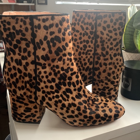 JCrew Leopard print booties - Picture 2 of 5